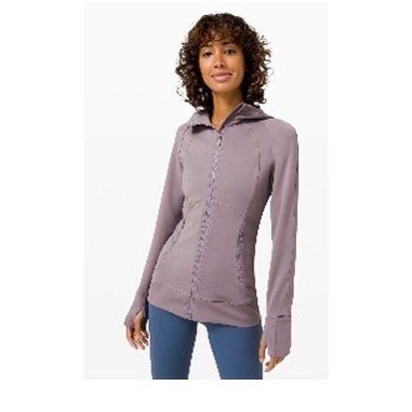 lululemon athletica Jackets & Blazers - Lululemon Day Maker Full Zip Hoodie Lunar Rock Size 8 NWT